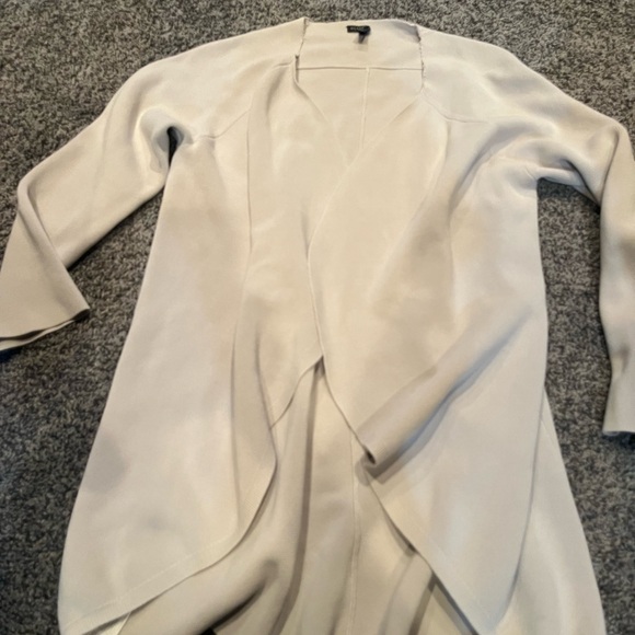 Eileen Fisher Jackets & Blazers - Eileen Fisher Cream Knit Cardigan medium organic cotton